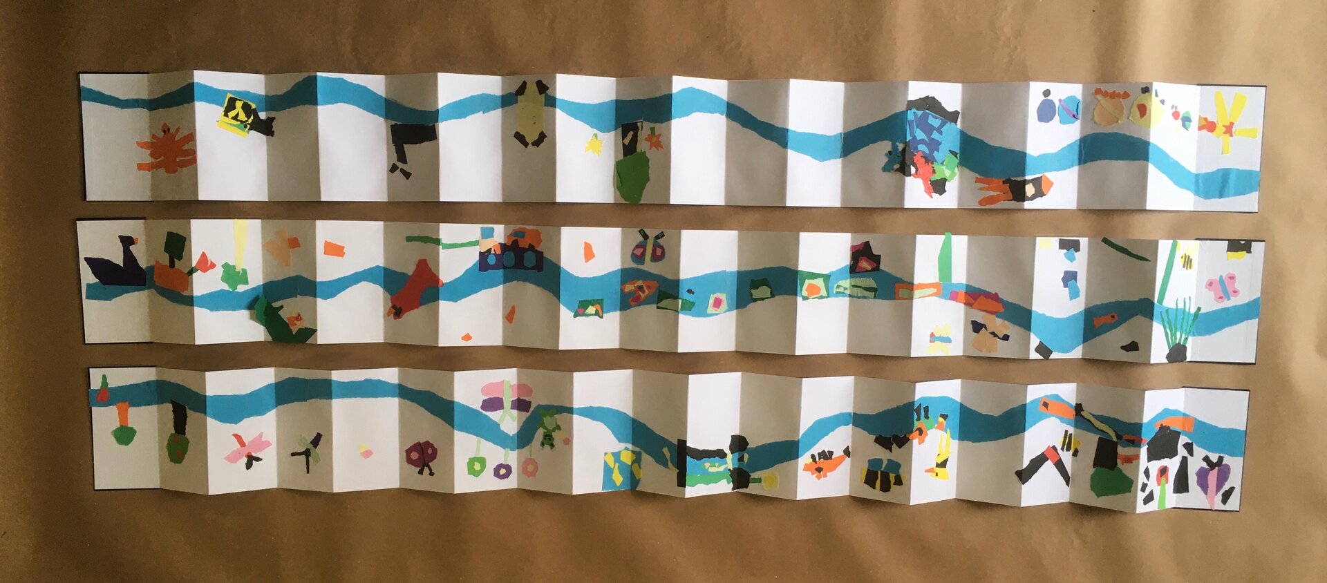 First Collages of the River - Collage start rivers - 2